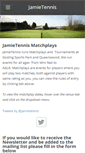 Mobile Screenshot of jamietennis.com